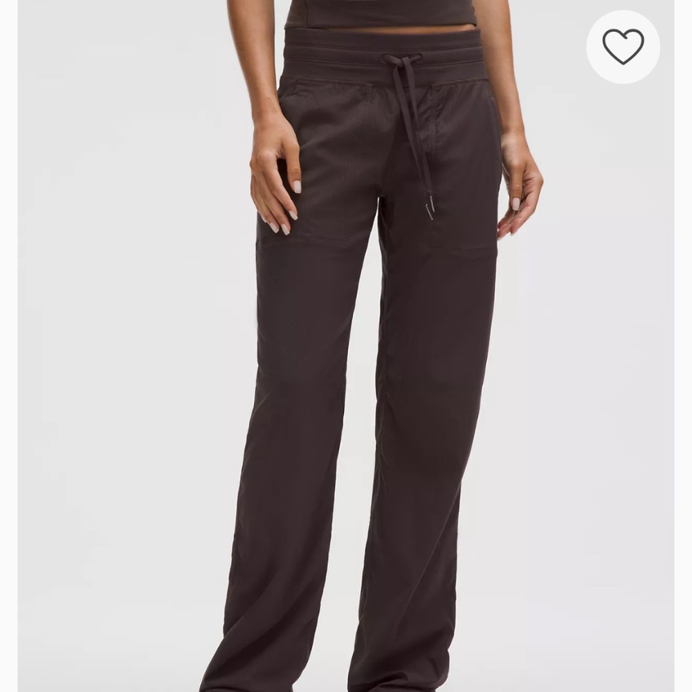 Lululemon Chocolate Brown Midrise Dance Studio Pants - Regular length